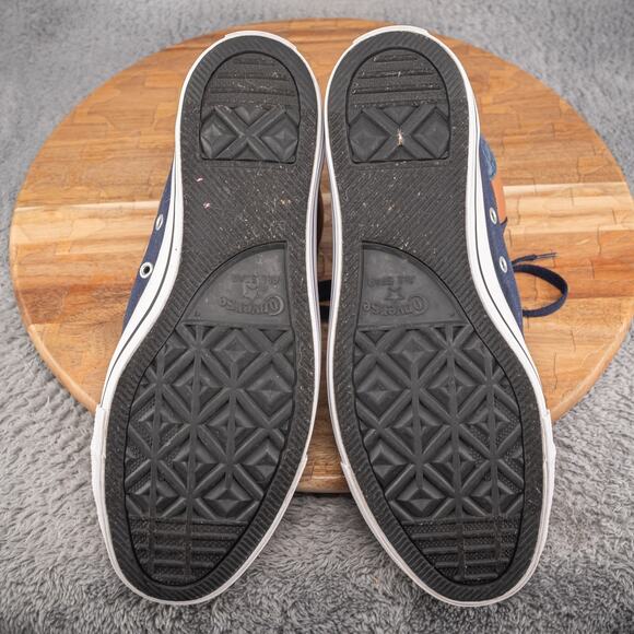 Converse Chuck Taylor All Star Blue Mid-Top Sneaker - Men's 10 Navy blue - Picture 7 of 7